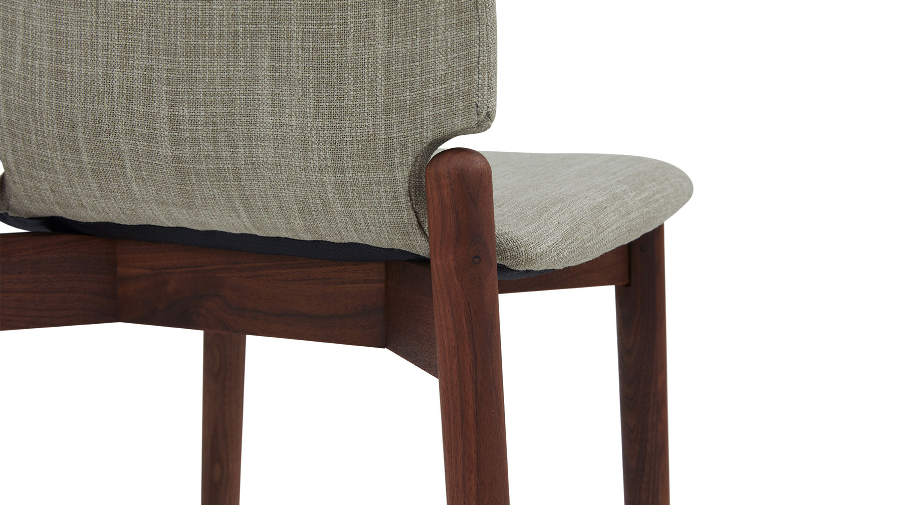 Dine In Stool, Counter, Walnut/Taupe Fabric - Image 7