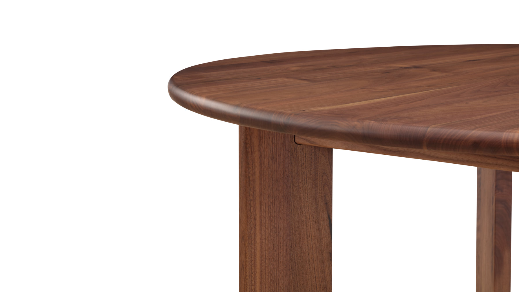 Frame Round Dining Table, Seats 4-5 People, Walnut - Image 8