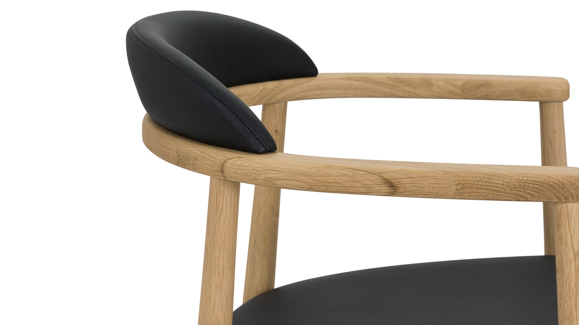 Count On Me Dining Chair, Natural Oak Black - Image 7