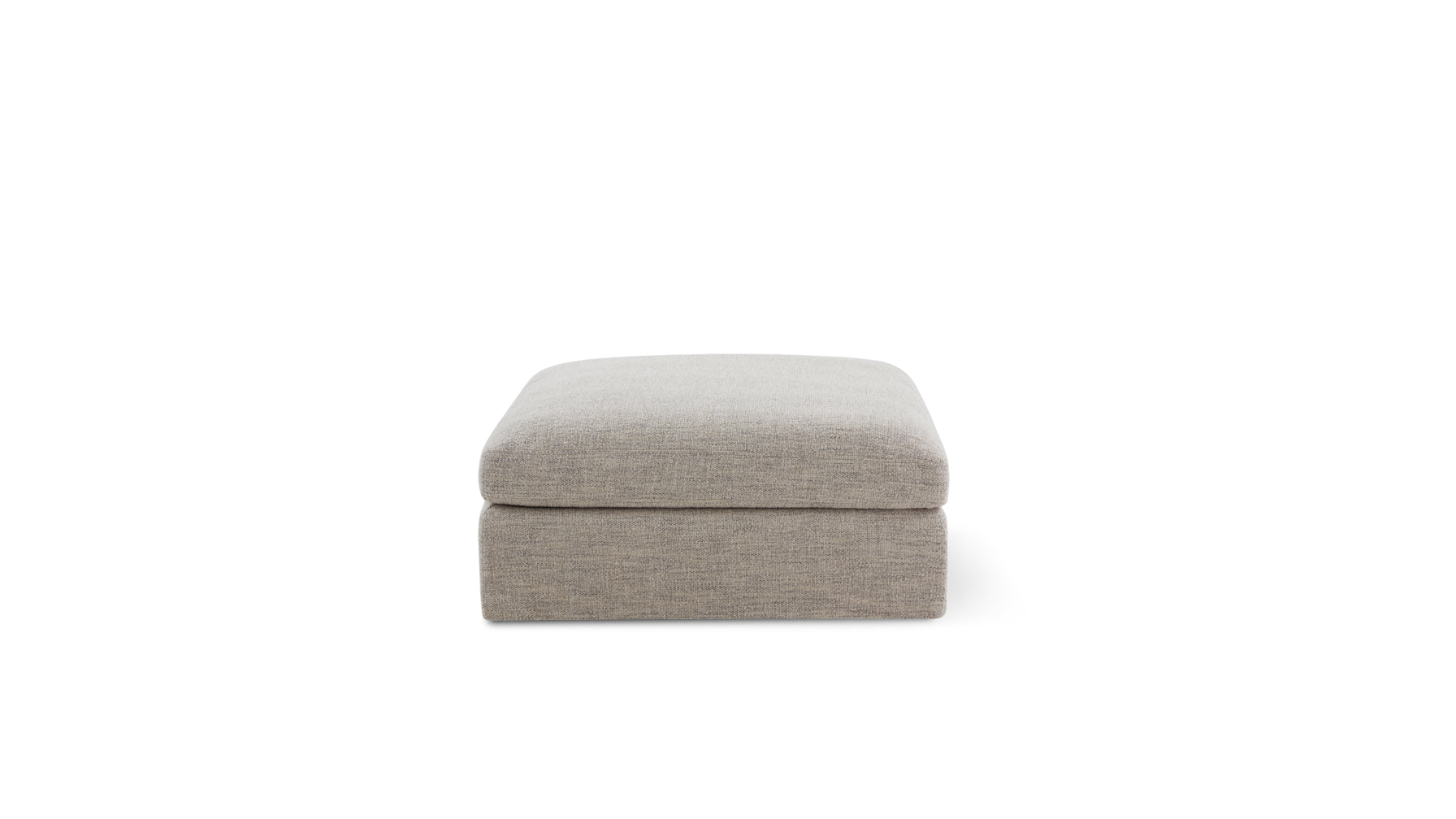 Slipcover - Get Together™ Ottoman, Large, Oatmeal - Image 2