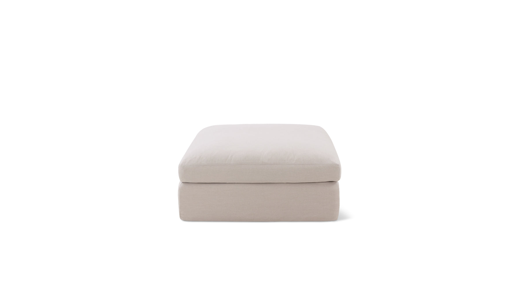 Slipcover - Get Together™ Ottoman, Large, Clay - Image 2