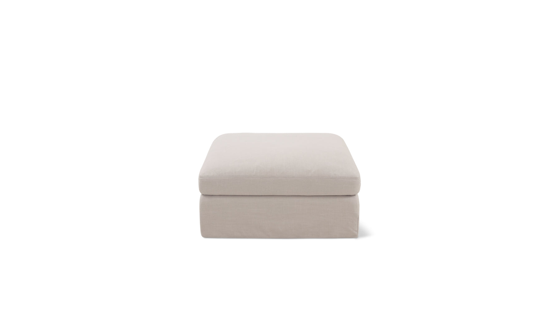 Slipcover - Get Together™ Ottoman, Standard, Clay - Image 2