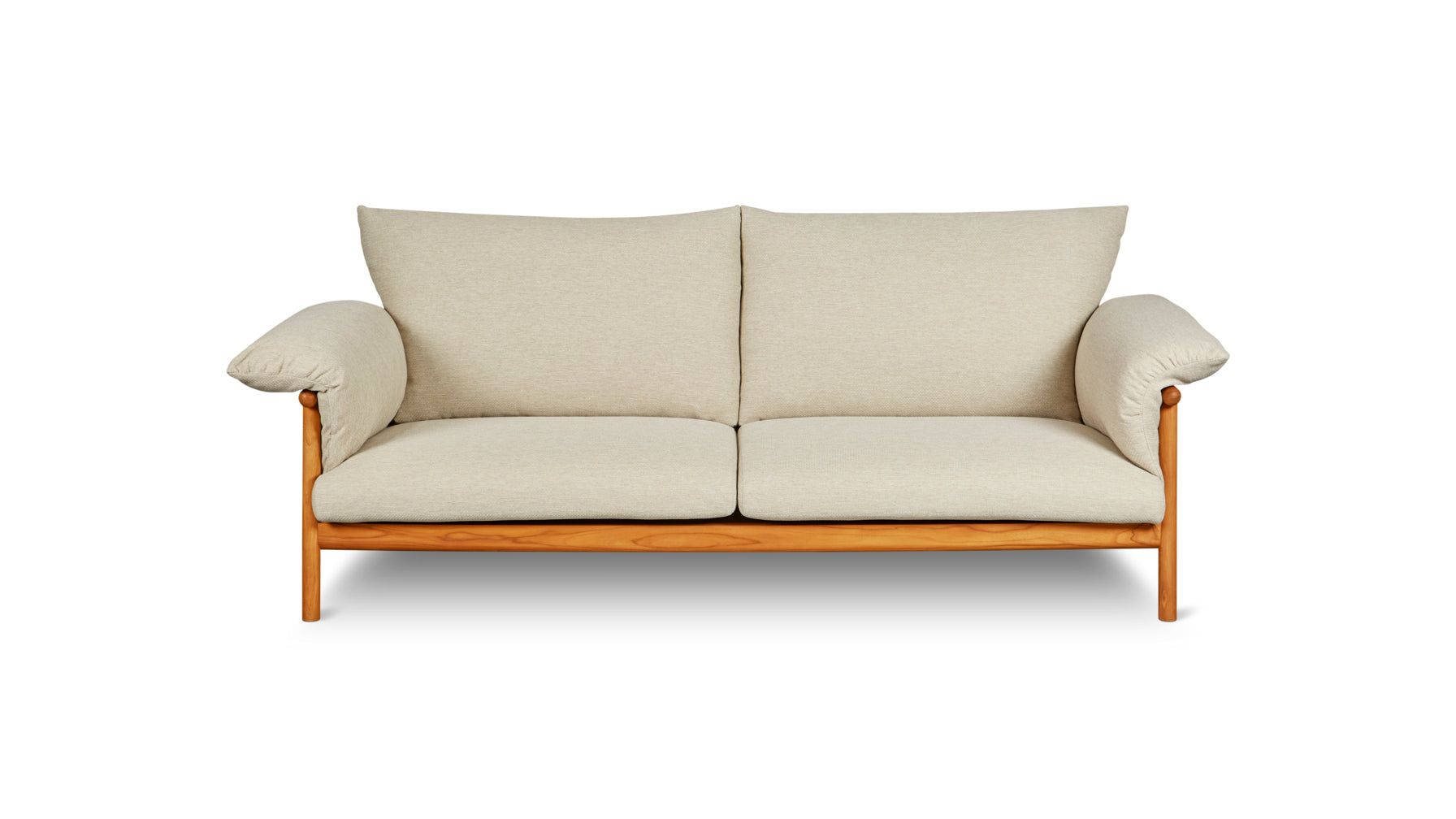 Pillow Talk Outdoor Sofa, Sandy - Image 1