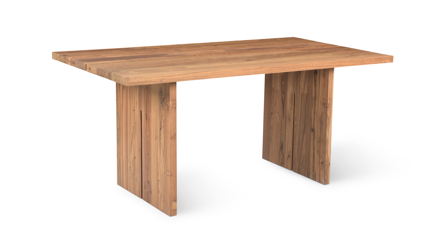 Plane Outdoor Dining Table, Seats 6-8, Teak - Image 1