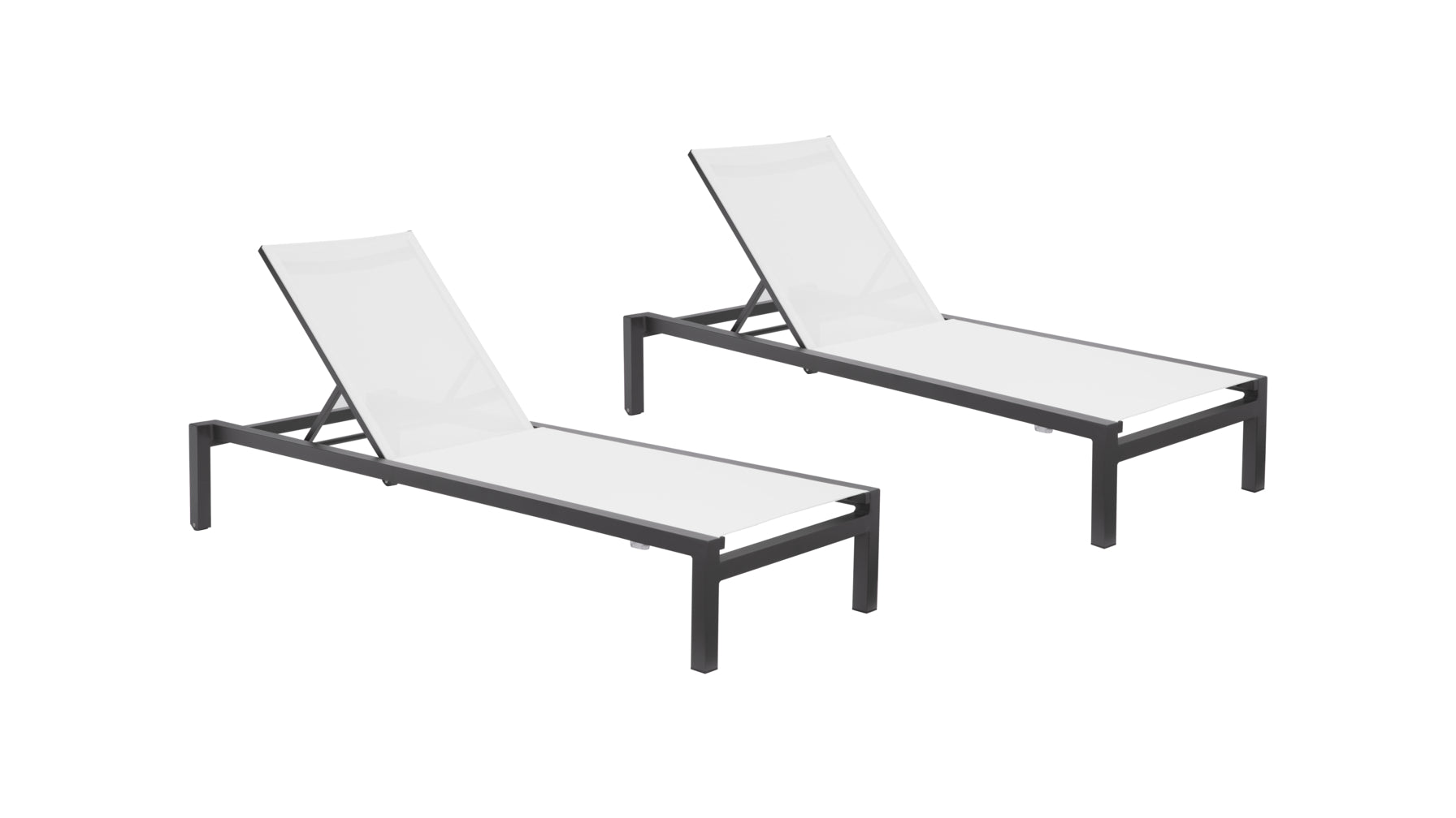 Peaceful Outdoor Lounger (Set of Two), Dove - Image 2