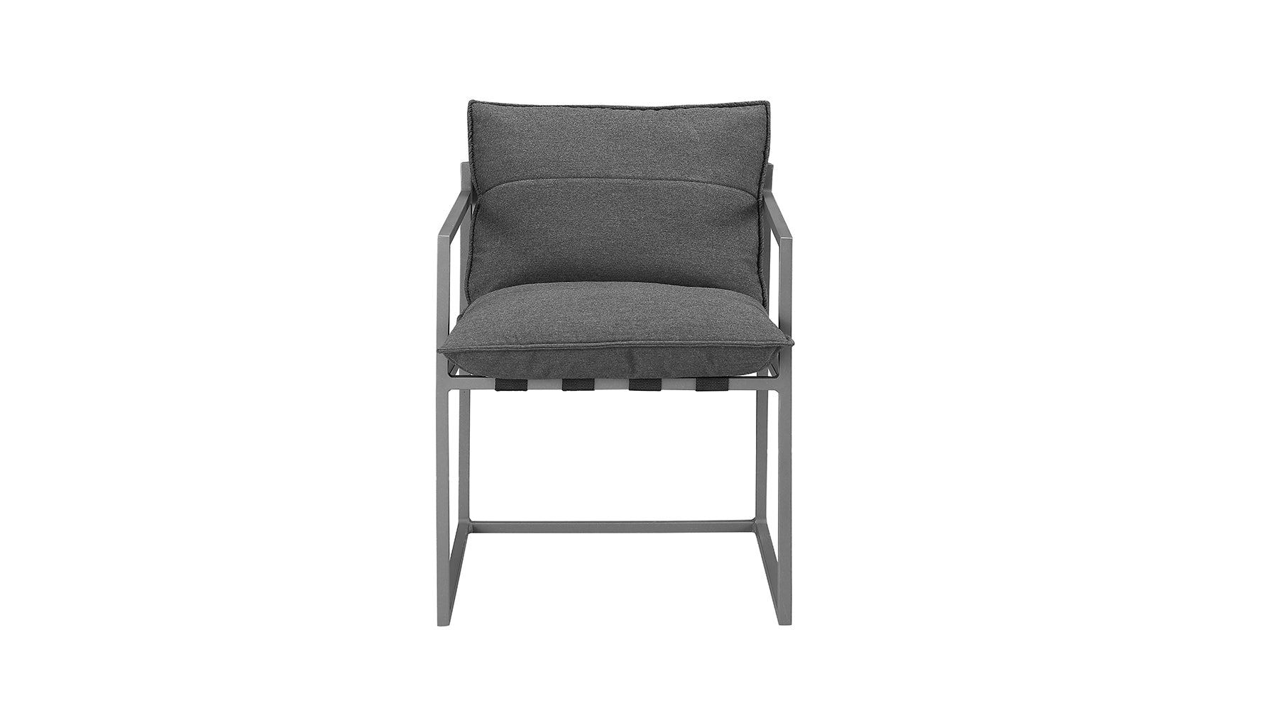 Come To Rest Outdoor Dining Chair, Soot - Image 1