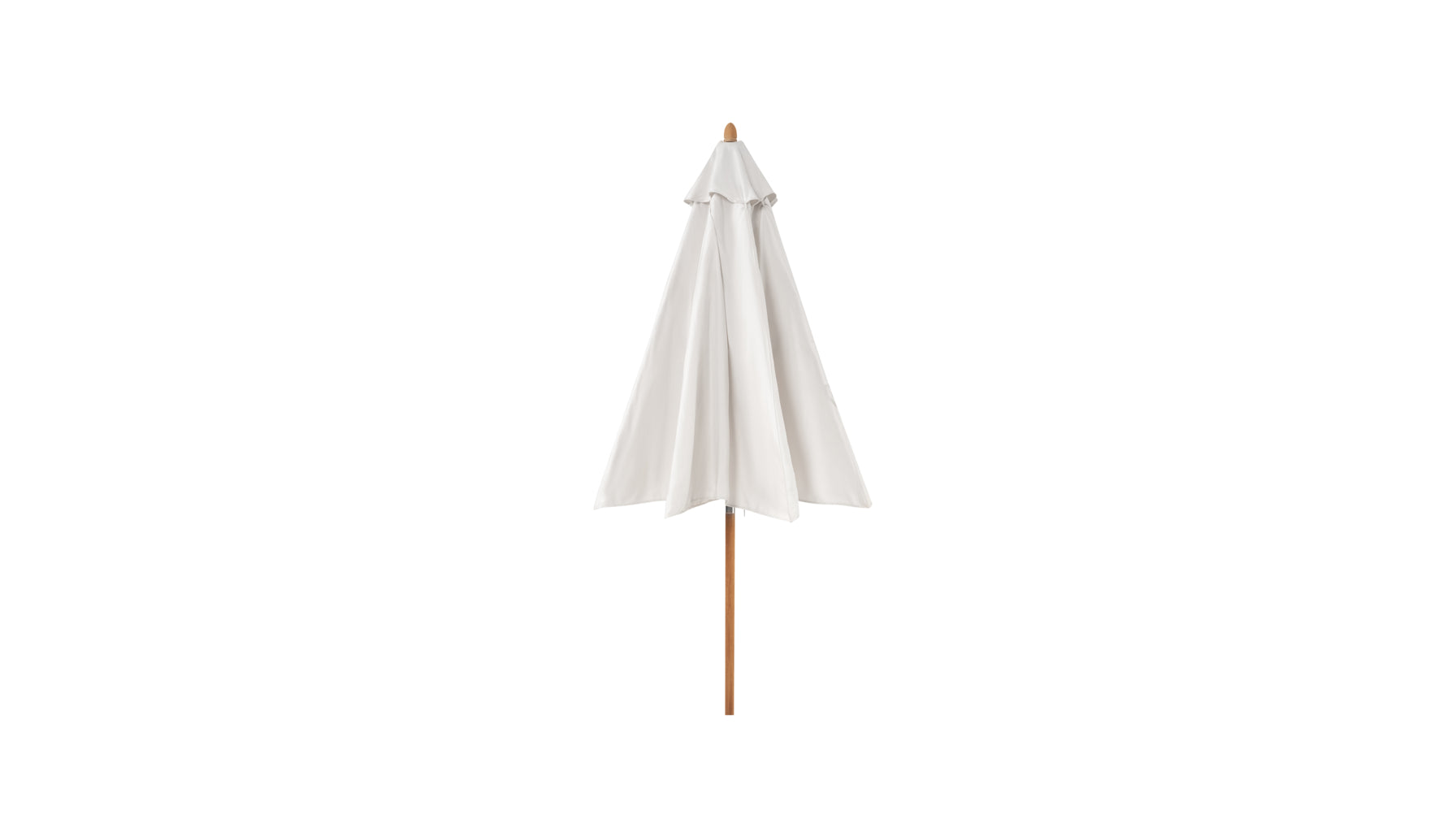 Capri Outdoor Umbrella With Base, Canvas - Image 3