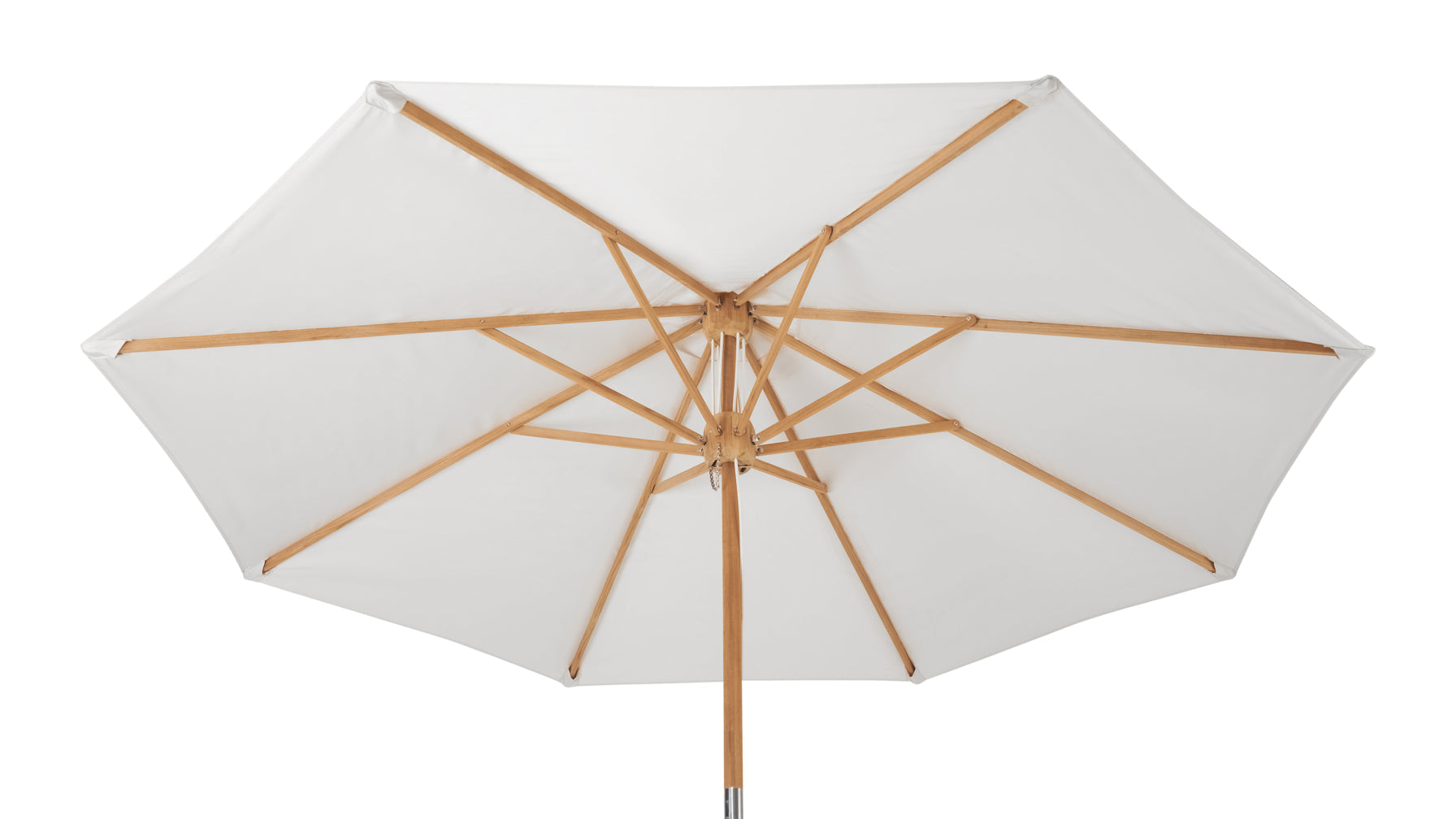 Capri Outdoor Umbrella With Base, Canvas - Image 4