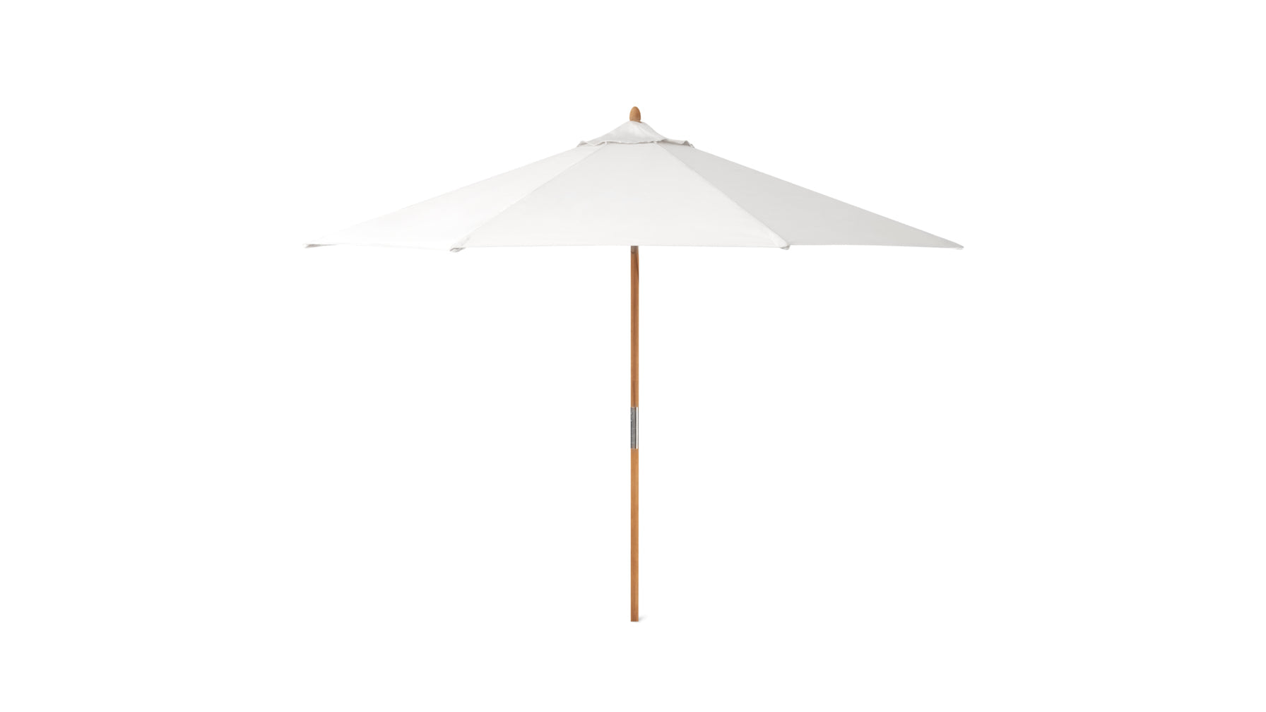Capri Outdoor Umbrella With Base, Canvas - Image 6