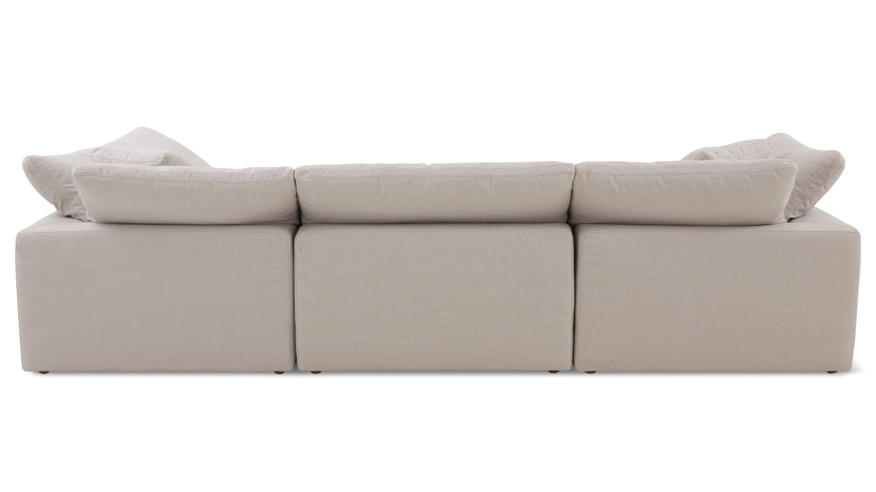 Movie Night™ 4-Piece Modular Sectional, Large, Clay - Image 9