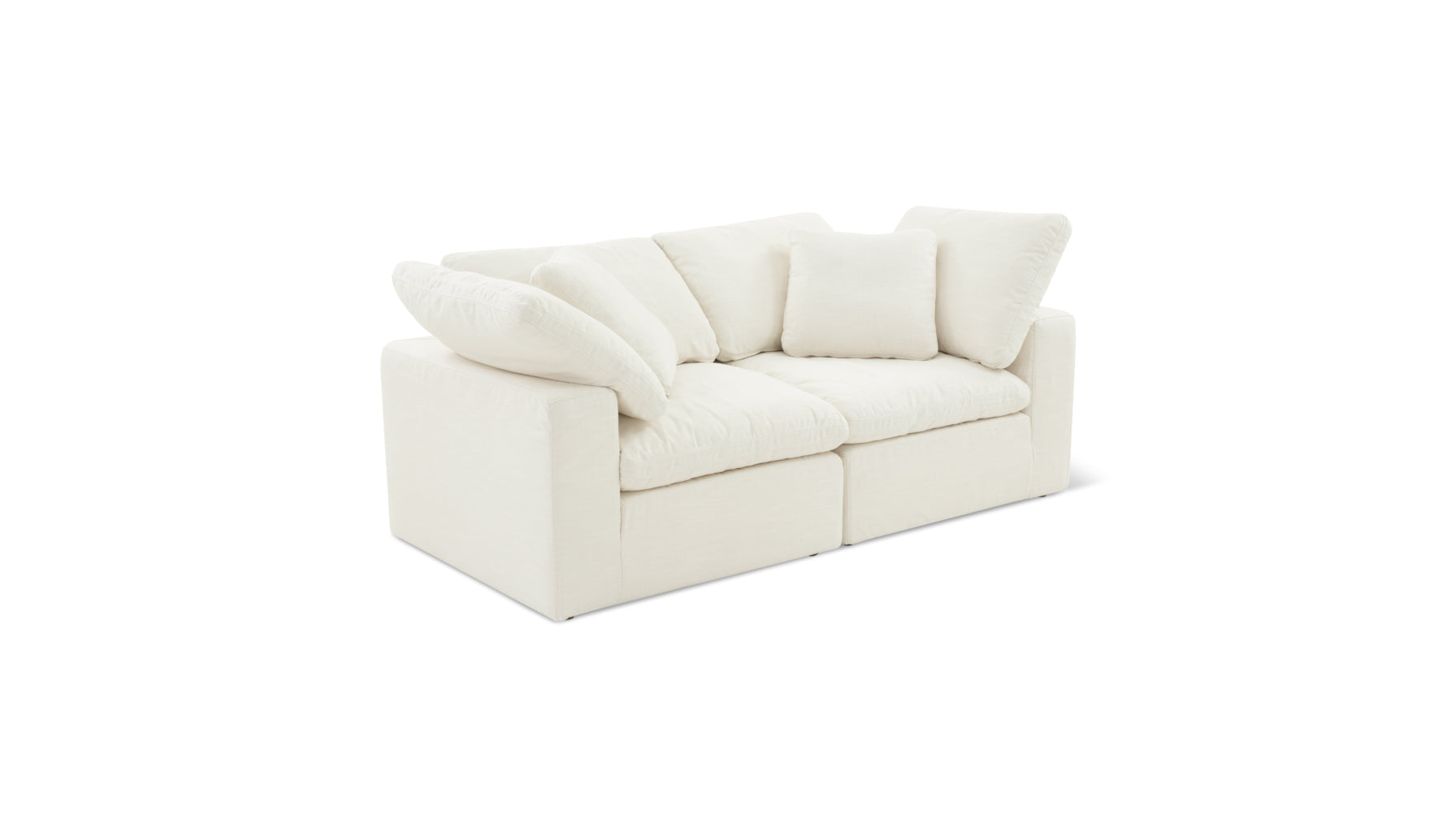 Movie Night™ 2-Piece Modular Sofa, Large, Cream Linen - Image 4