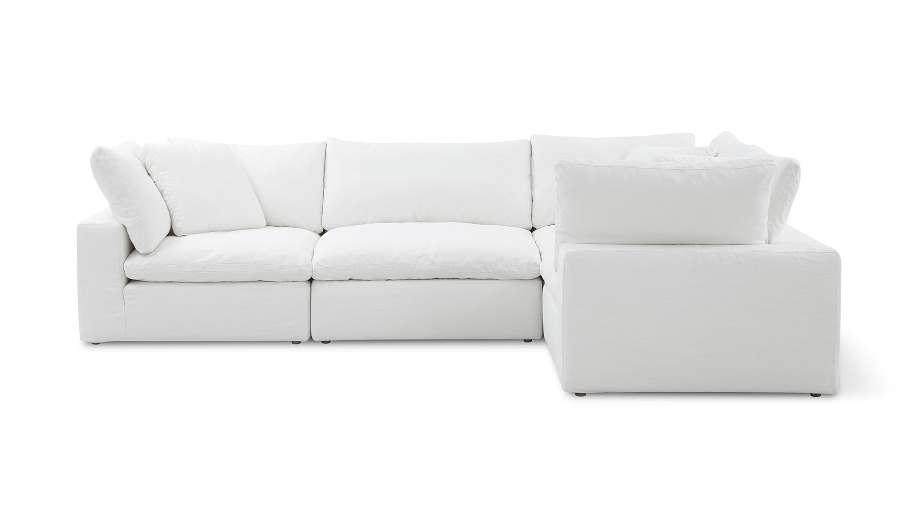 Movie Night™ 4-Piece Modular Sectional Closed, Large, Brie - Image 1