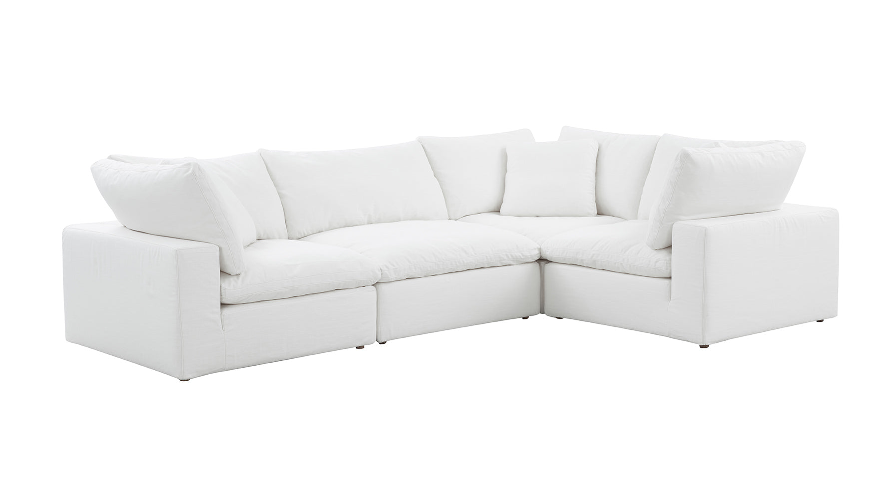 Movie Night™ 4-Piece Modular Sectional Closed, Large, Brie - Image 3