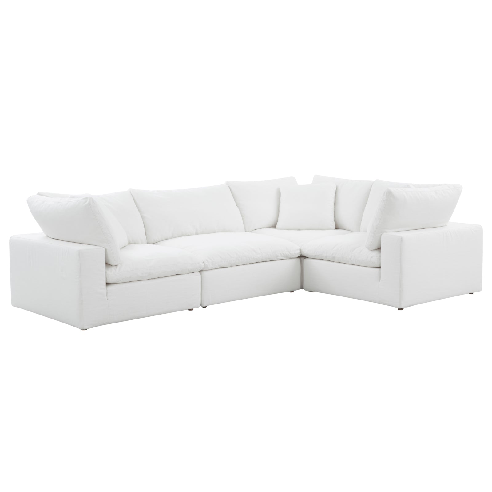 Movie Night™ 4-Piece Modular Sectional Closed, Large, Brie - Image 12