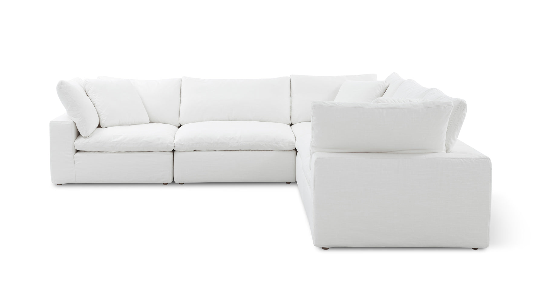 Movie Night™ 5-Piece Modular Sectional Closed, Standard, Brie - Image 1