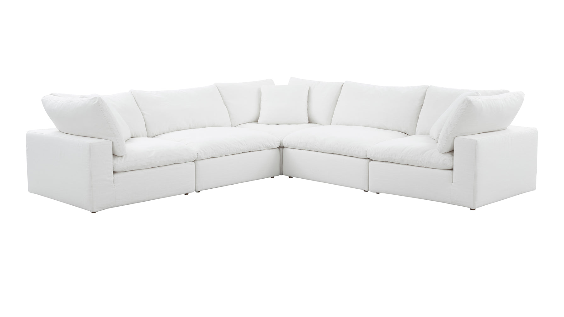Movie Night™ 5-Piece Modular Sectional Closed, Standard, Brie - Image 3