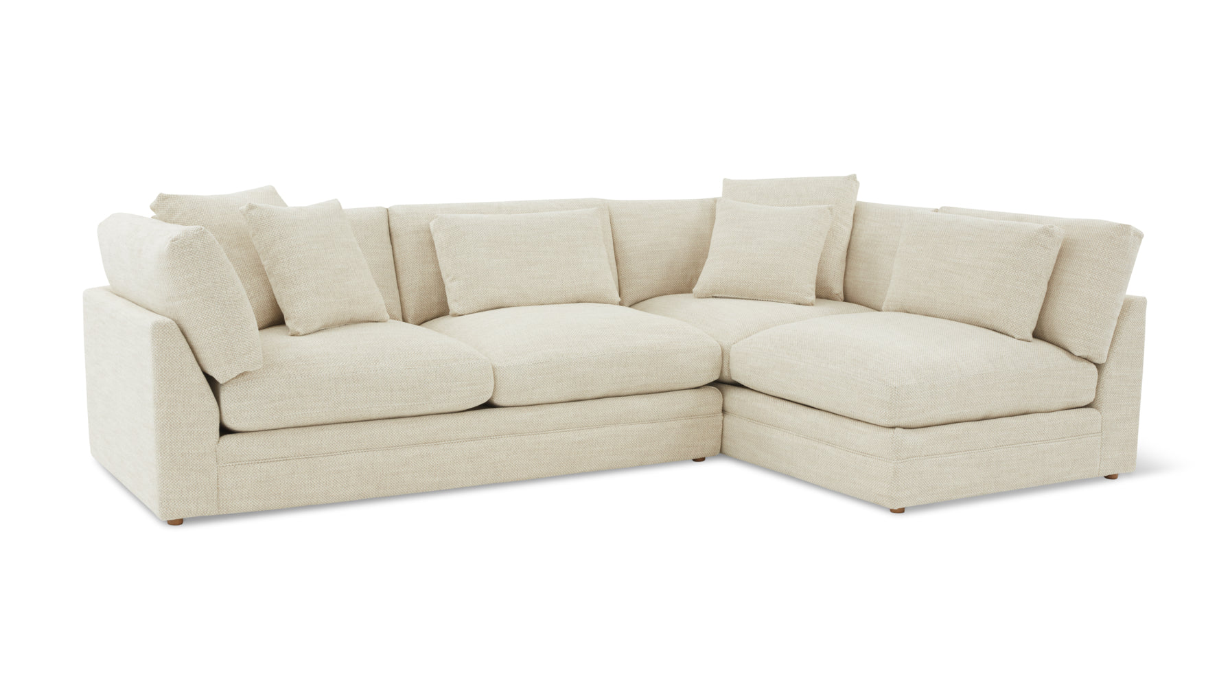 Feel Good Sectional,  Right, Oyster - Image 3