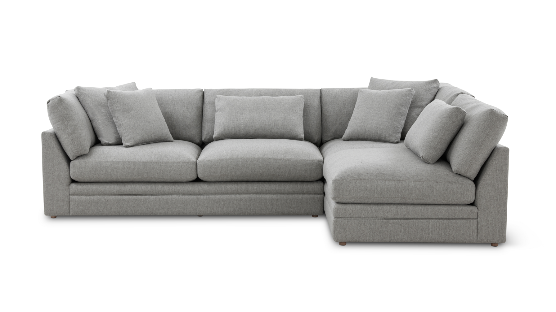 Feel Good Sectional, Right, Mist - Image 1