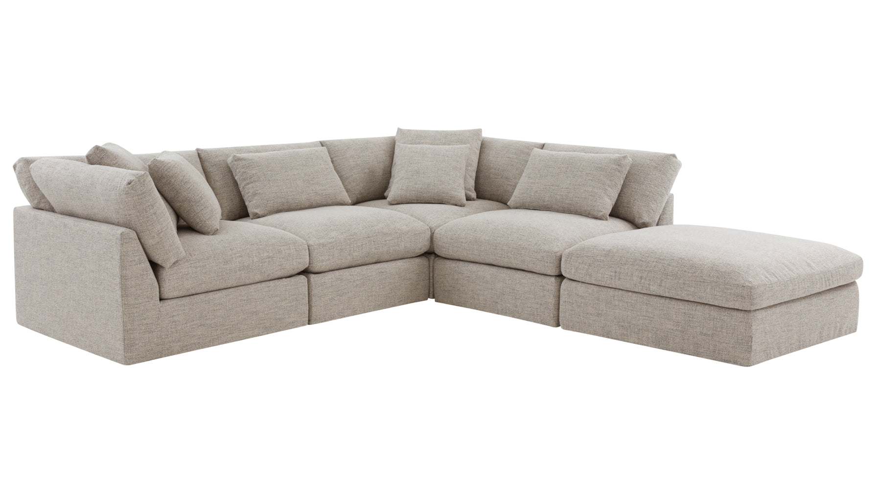 Get Together™ 5-Piece Modular Sectional, Large, Oatmeal - Image 2