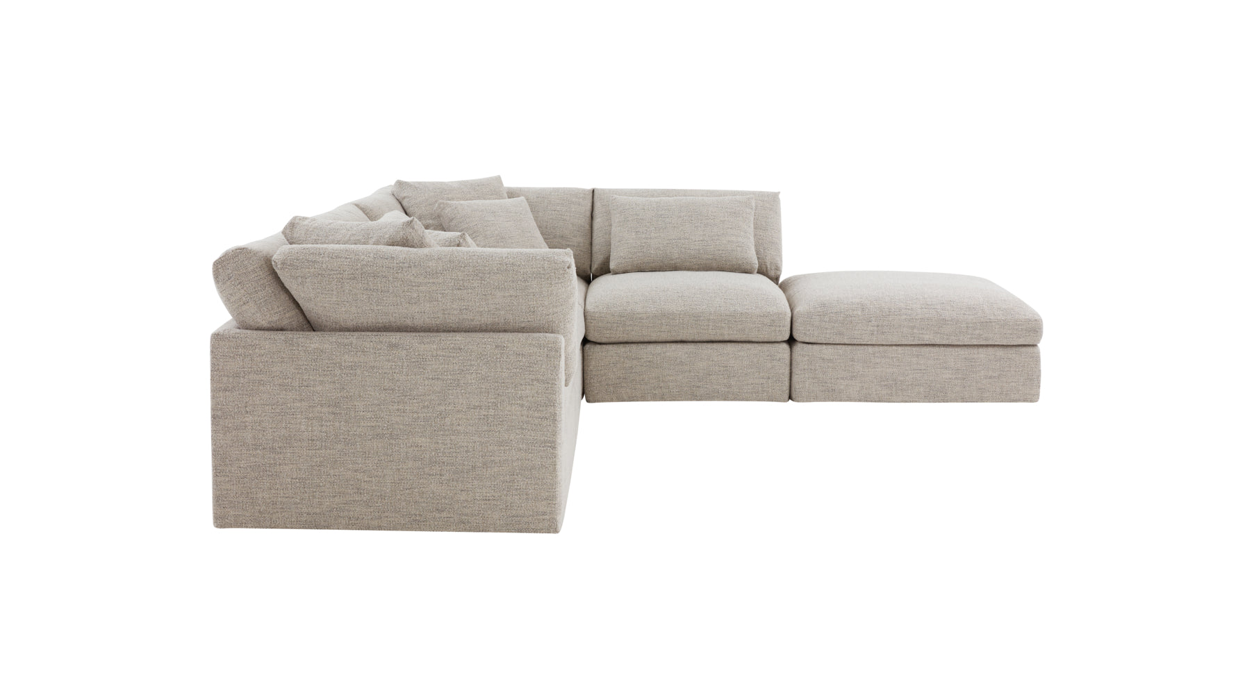 Get Together™ 5-Piece Modular Sectional, Large, Oatmeal - Image 5