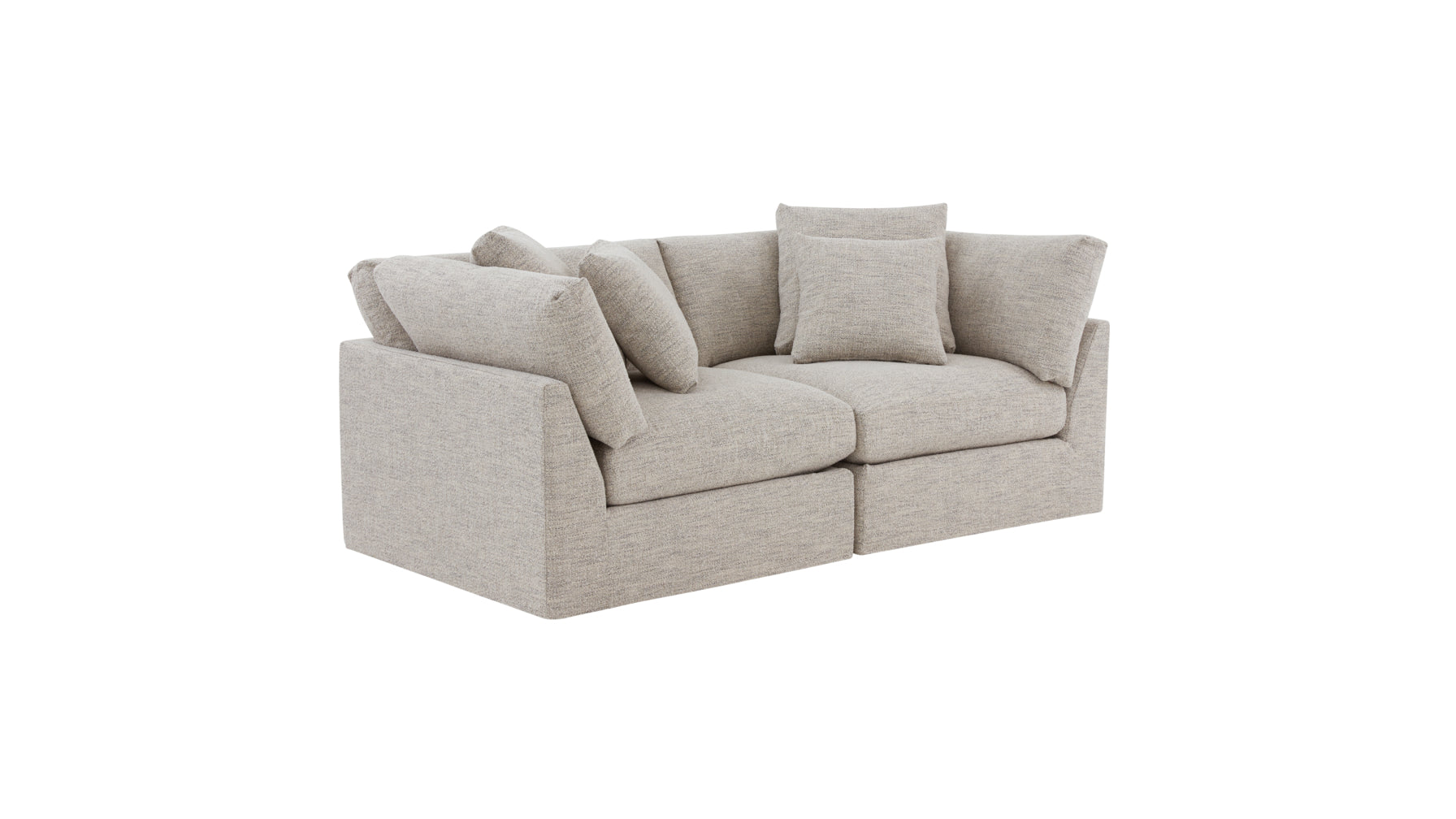 Get Together™ 2-Piece Modular Sofa, Large, Oatmeal - Image 4