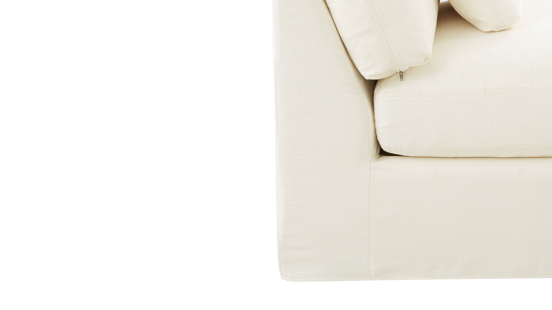 Get Together™ 2-Piece Modular Sofa, Standard, Cream Linen - Image 11