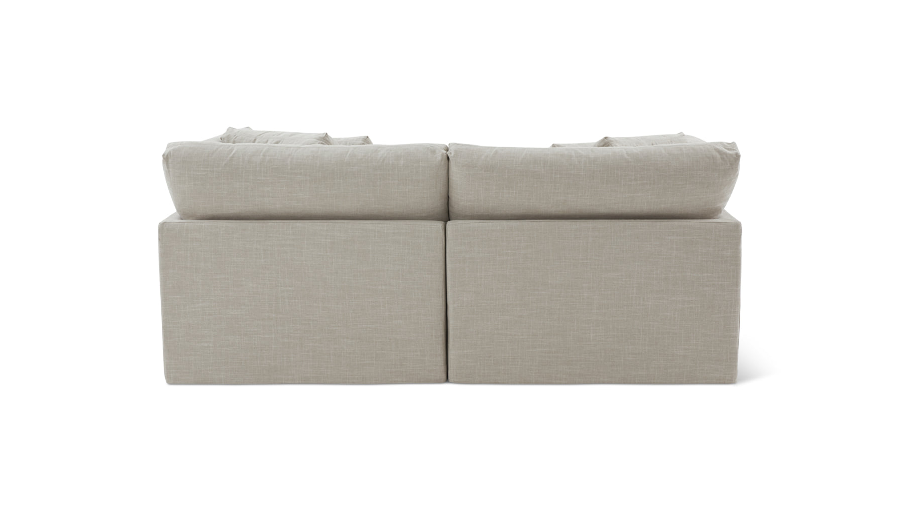 Get Together™ 2-Piece Modular Sofa, Large, Light Pebble - Image 7