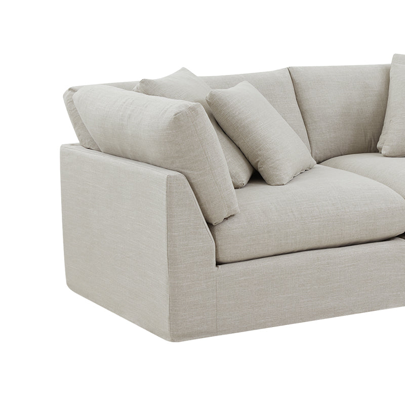 Get Together™ 2-Piece Modular Sofa, Large, Light Pebble - Image 10