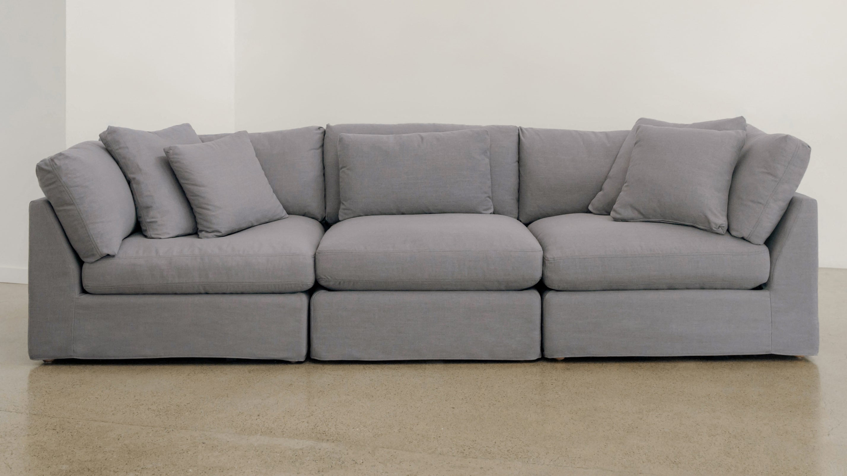 Get Together™ 3-Piece Modular Sofa, Large, Clay - Image 8