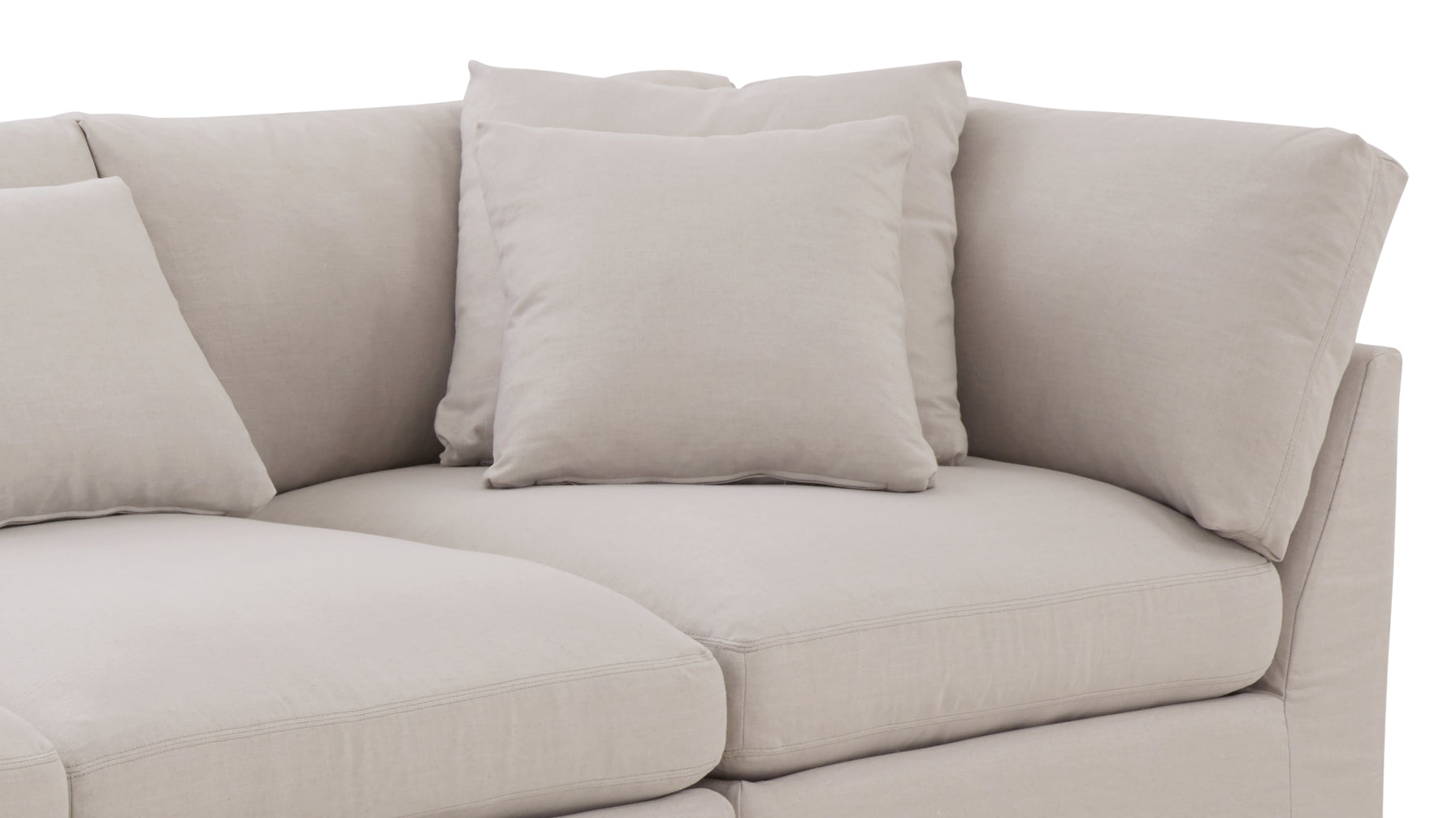 Get Together™ 3-Piece Modular Sofa, Large, Clay - Image 12