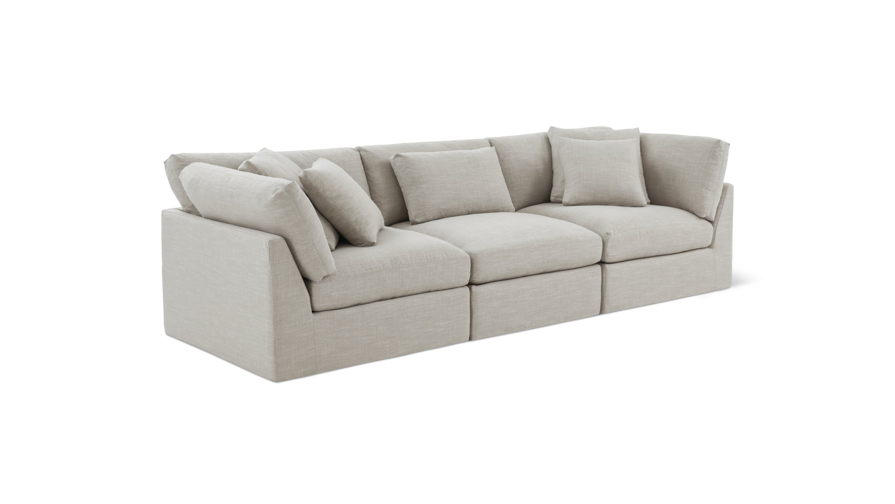 Get Together™ 3-Piece Modular Sofa, Large, Light Pebble - Image 2