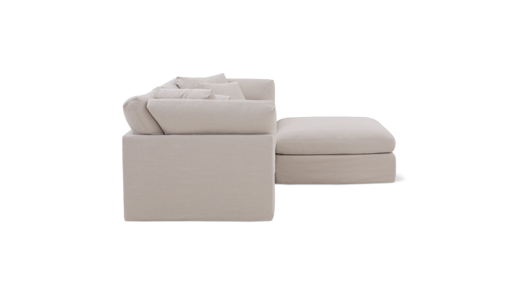 Get Together™ 3-Piece Modular Sectional, Large, Clay - Image 4