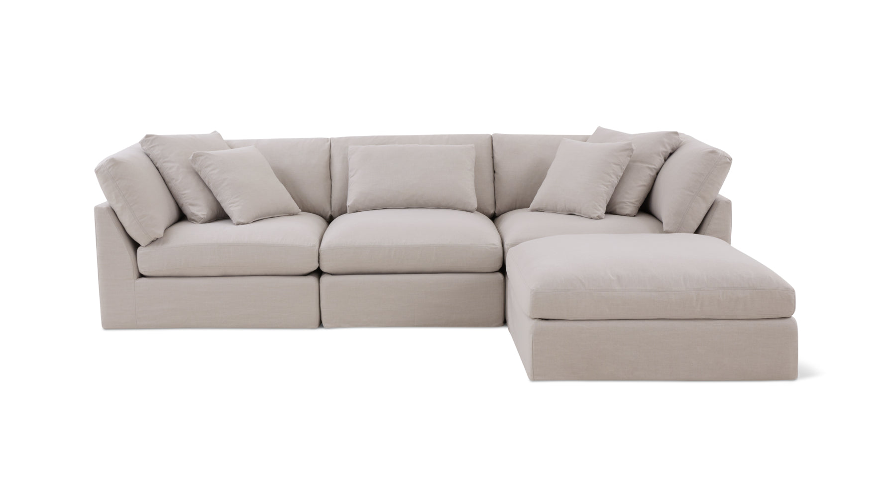 Get Together™ 4-Piece Modular Sectional, Large, Clay - Image 1