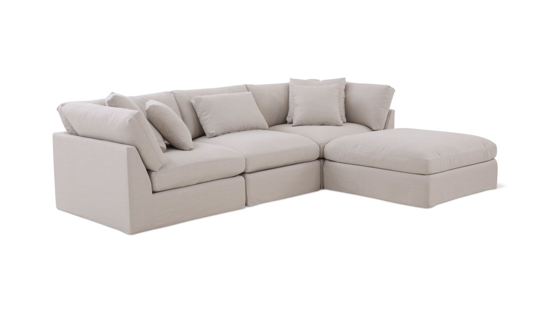 Get Together™ 4-Piece Modular Sectional, Large, Clay - Image 3