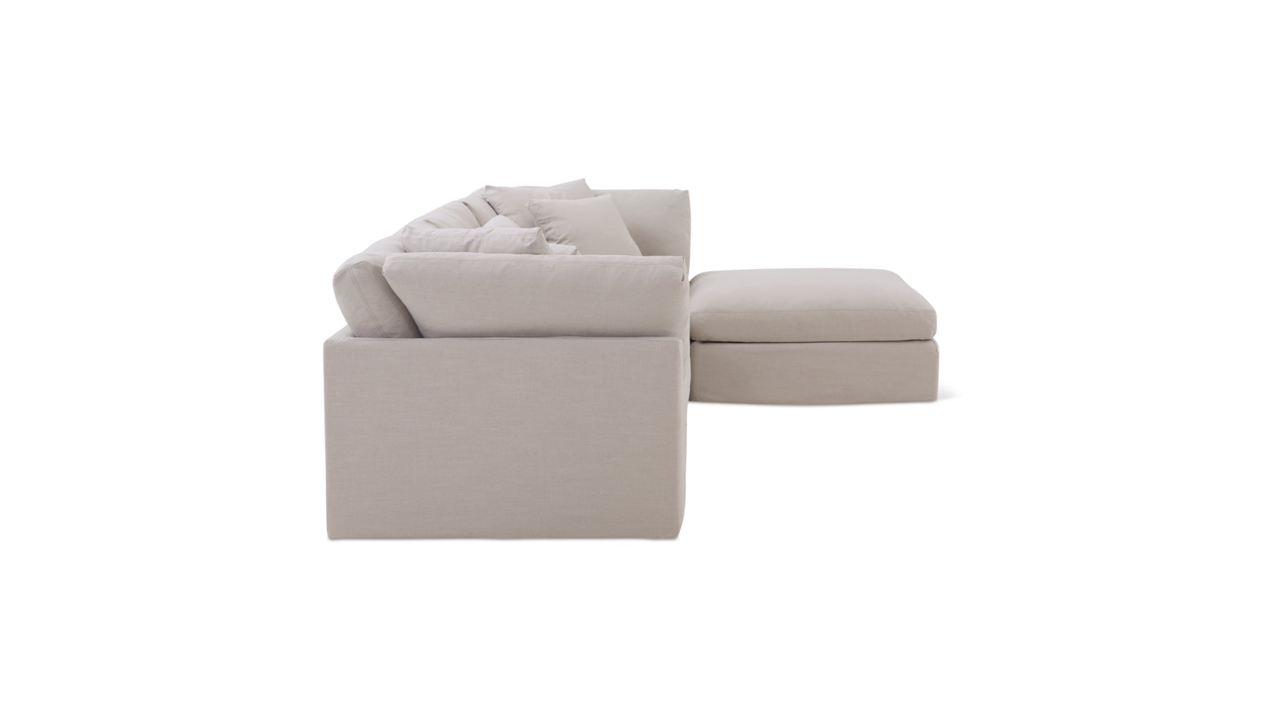 Get Together™ 4-Piece Modular Sectional, Large, Clay - Image 6