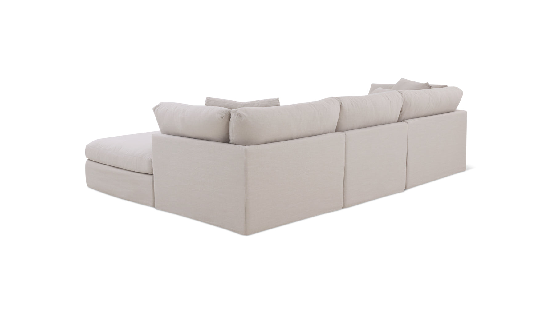 Get Together™ 4-Piece Modular Sectional, Large, Clay - Image 8