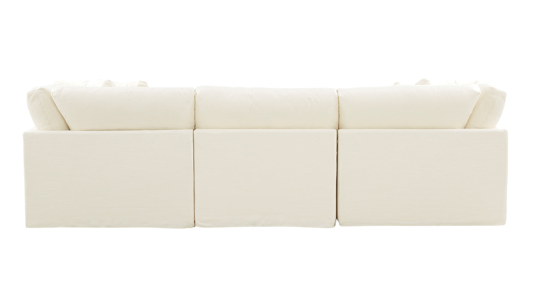 Get Together™ 4-Piece Modular Sectional, Large, Cream Linen - Image 7