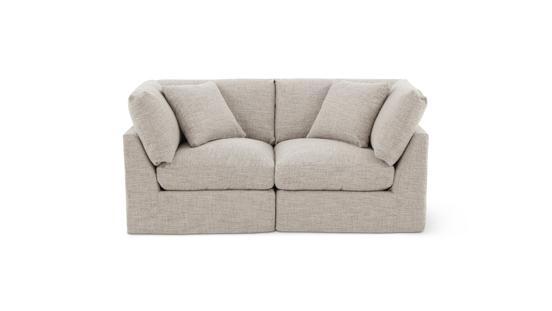 Get Together™ 2-Piece Modular Sofa, Standard, Oatmeal - Image 1
