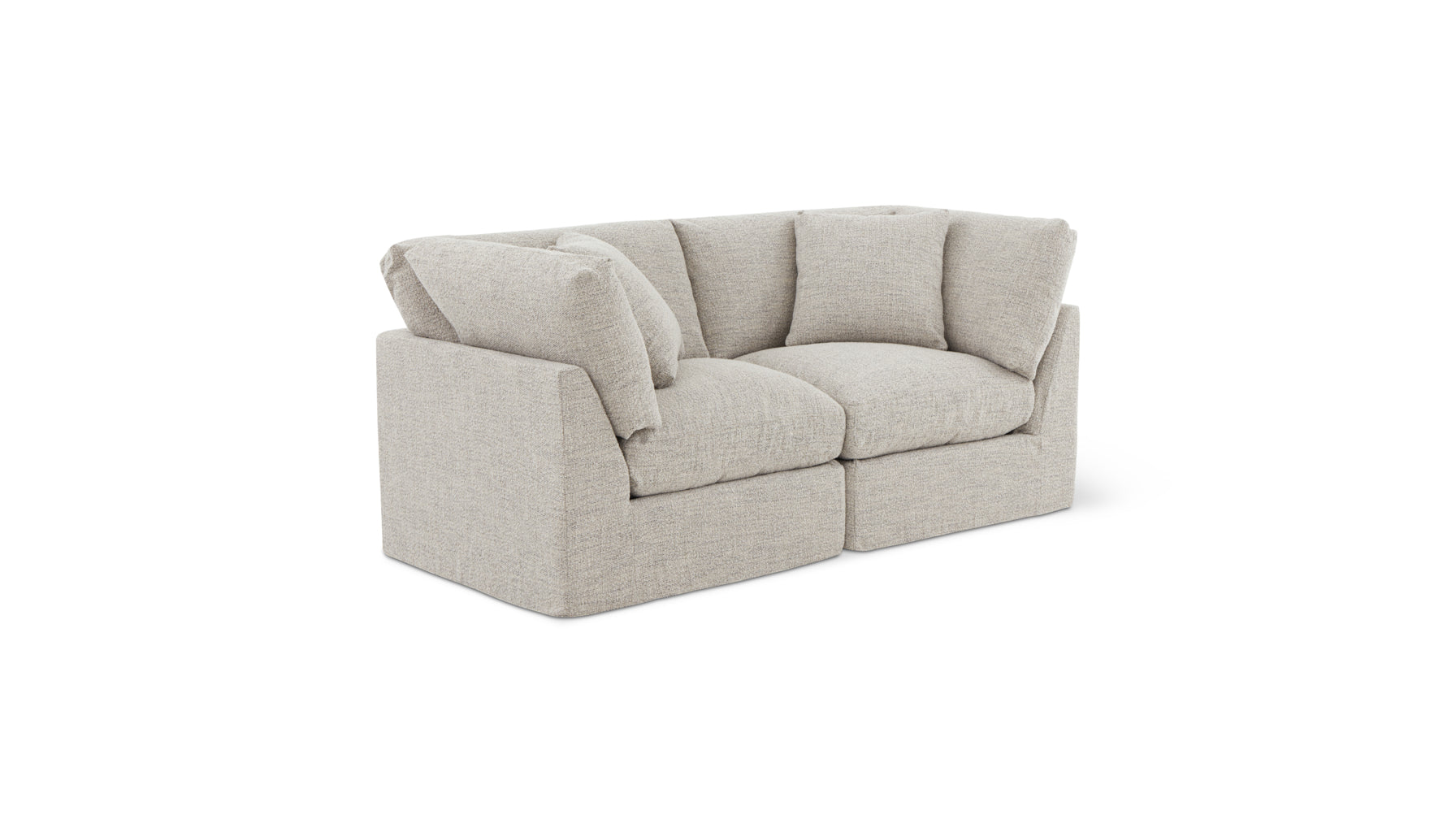 Get Together™ 2-Piece Modular Sofa, Standard, Oatmeal - Image 3
