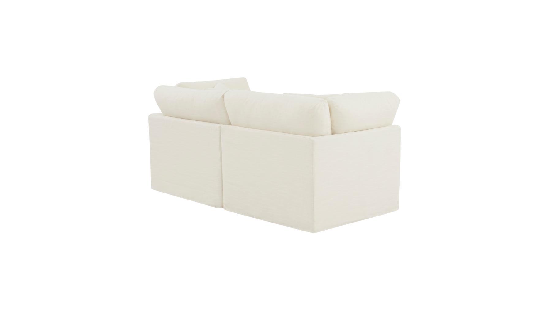Get Together™ 2-Piece Modular Sofa, Standard, Cream Linen - Image 8
