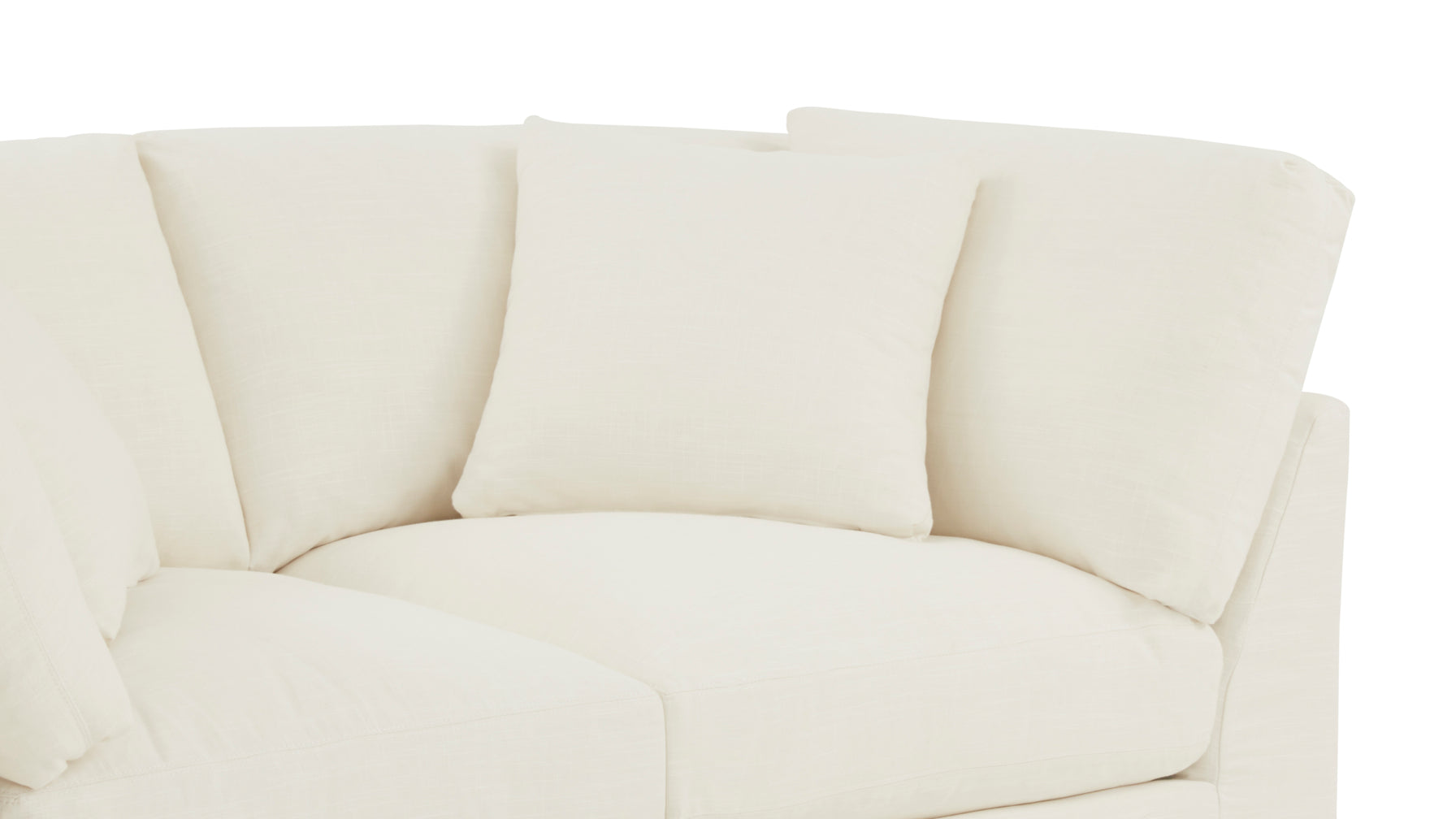 Get Together™ 2-Piece Modular Sofa, Standard, Cream Linen - Image 10