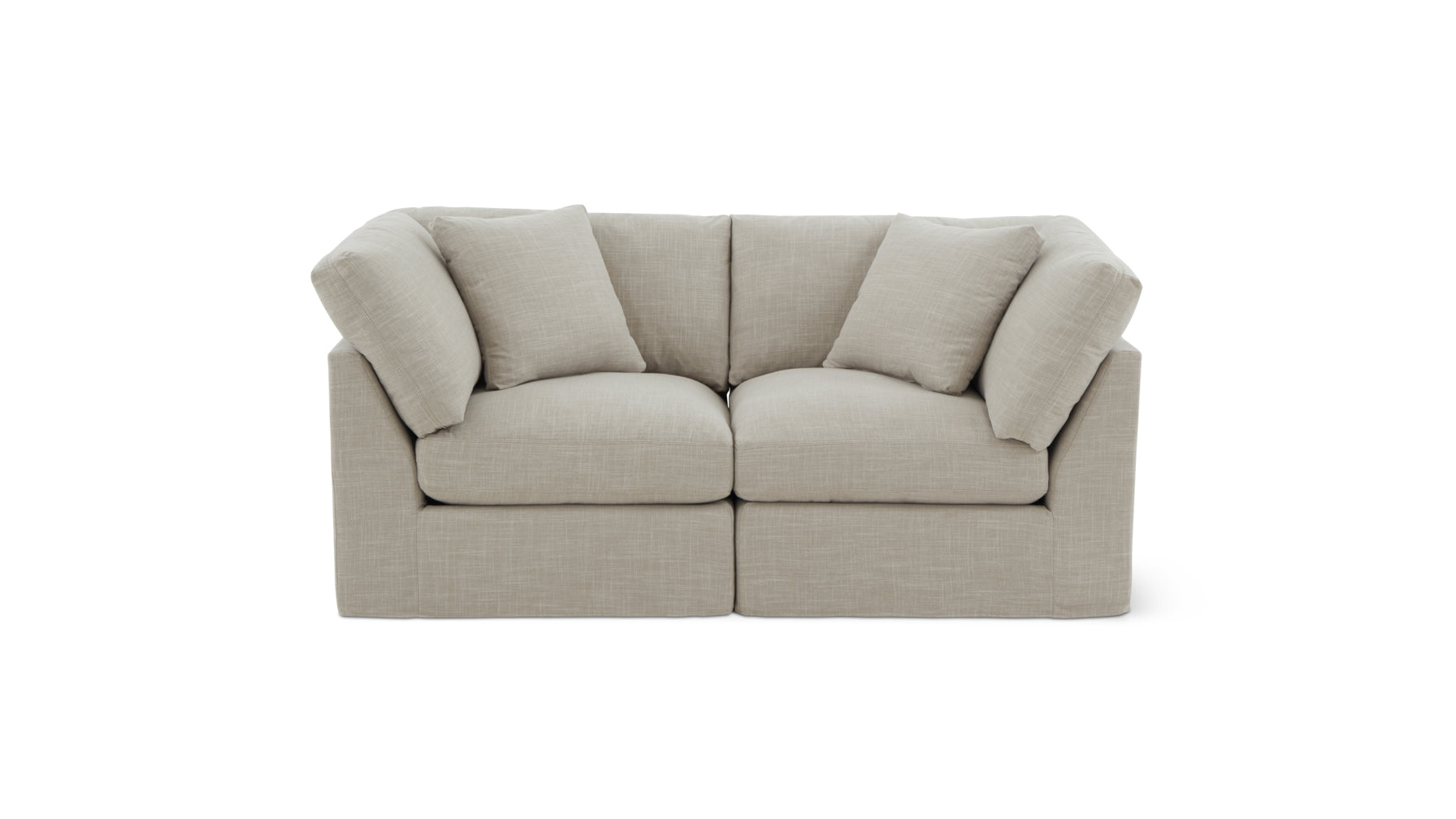 Get Together™ 2-Piece Modular Sofa, Standard, Light Pebble - Image 1