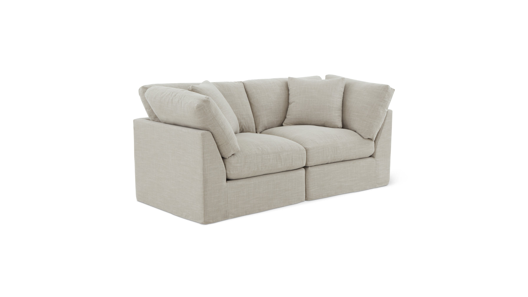 Get Together™ 2-Piece Modular Sofa, Standard, Light Pebble - Image 2