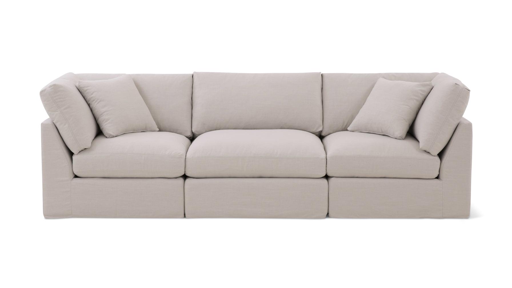 Get Together™ 3-Piece Modular Sofa, Standard, Clay - Image 1