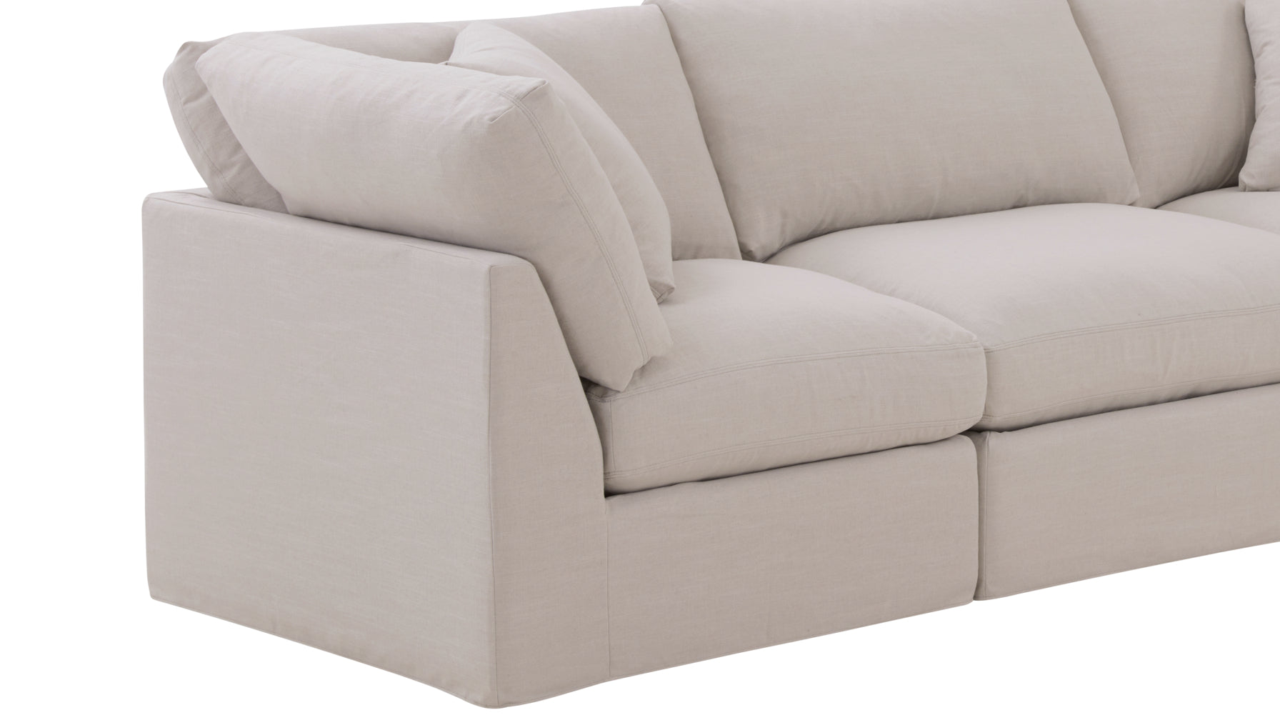 Get Together™ 3-Piece Modular Sofa, Standard, Clay - Image 8