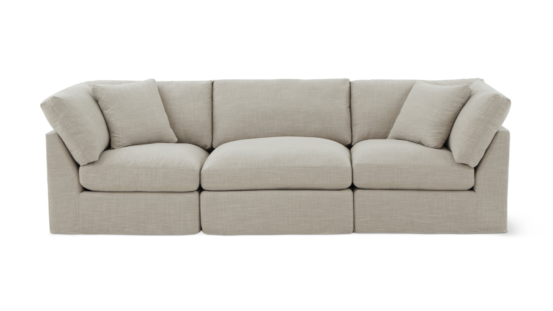 Get Together™ 3-Piece Modular Sofa, Standard, Light Pebble - Image 1