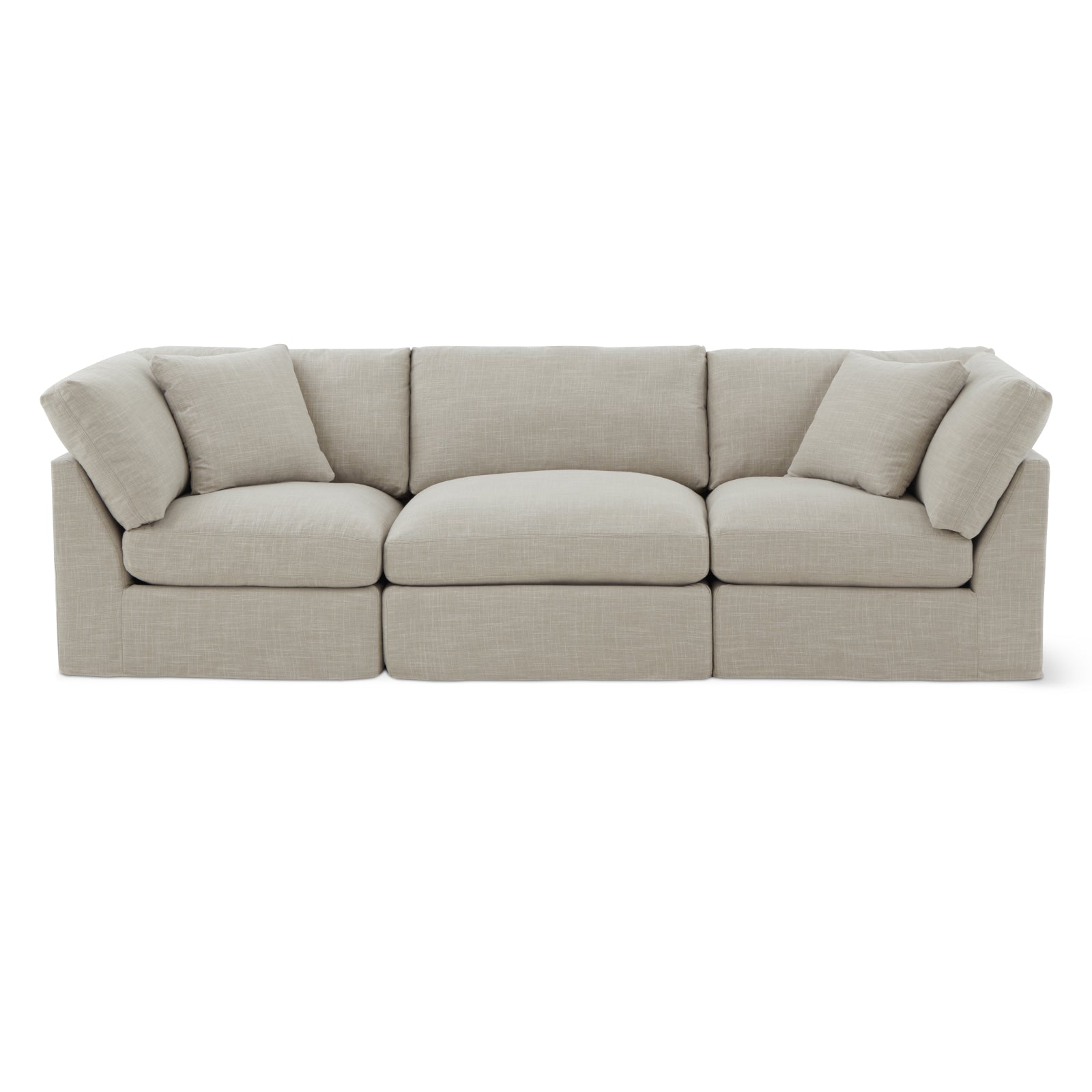 Get Together™ 3-Piece Modular Sofa, Standard, Light Pebble - Image 11