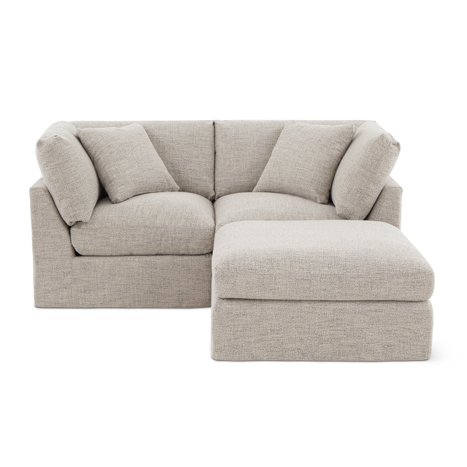 Get Together™ 2-Piece Modular Sofa, Standard, Oatmeal - Image 10