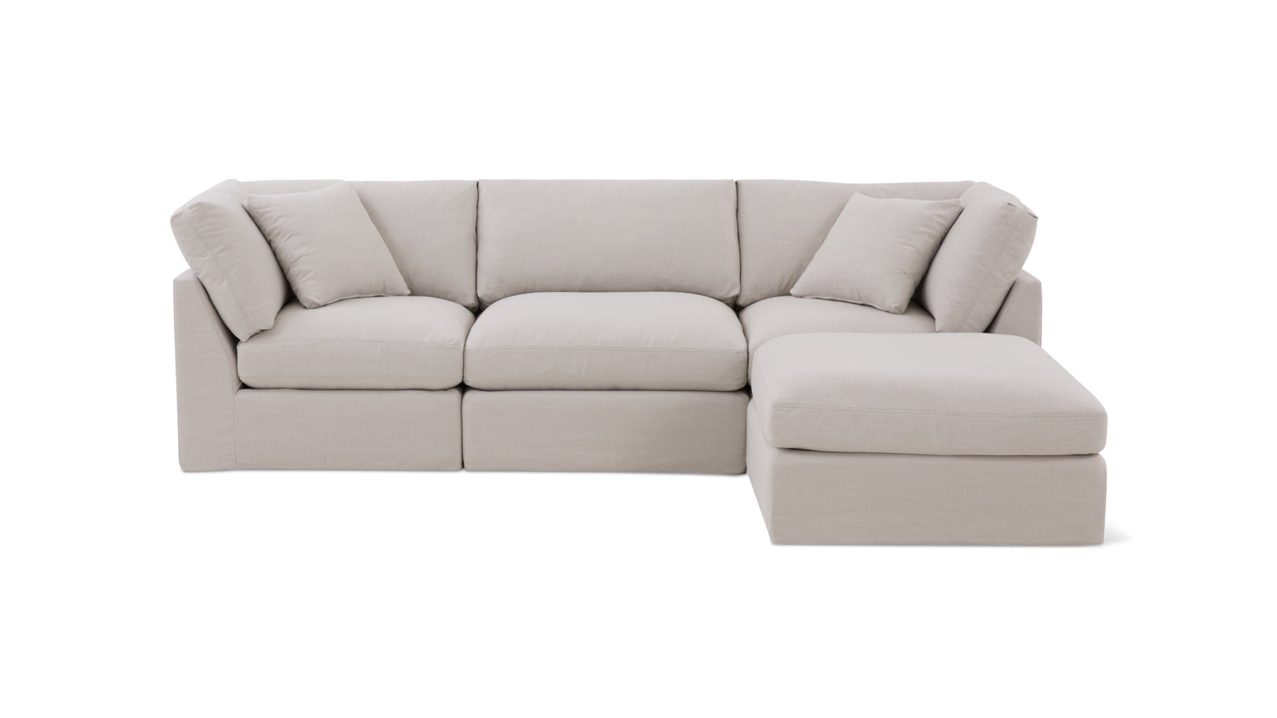 Get Together™ 4-Piece Modular Sectional, Standard, Clay - Image 1