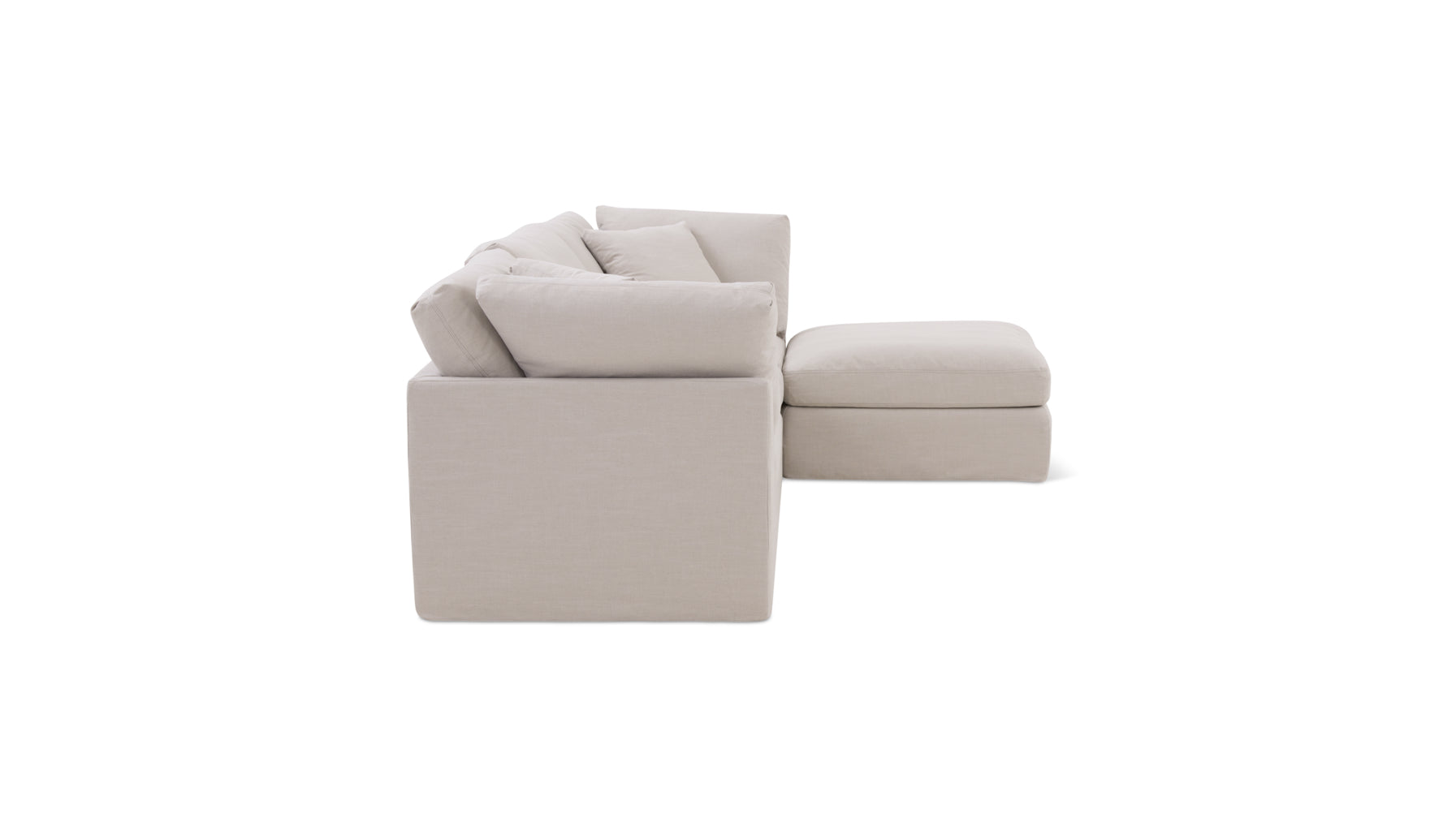 Get Together™ 4-Piece Modular Sectional, Standard, Clay - Image 6